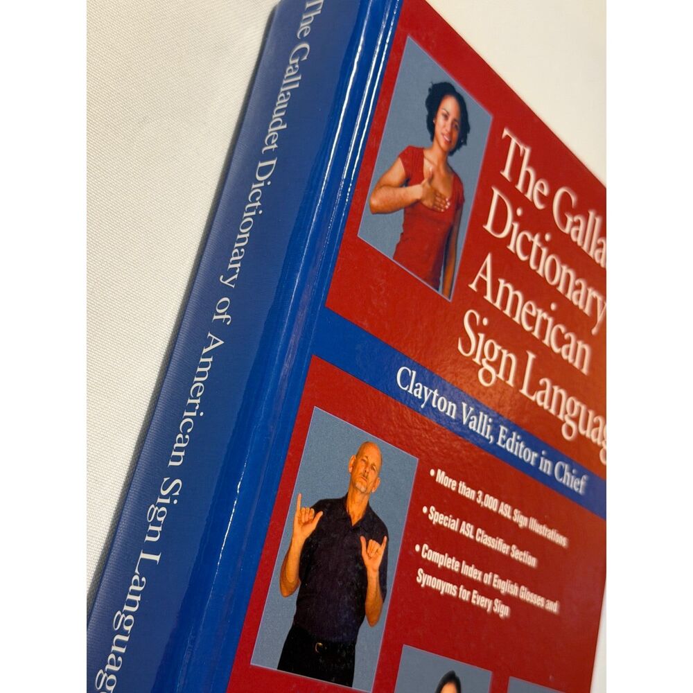 ASL The Gallaudet Dictionary of American Sign Language HC 2005 no CD